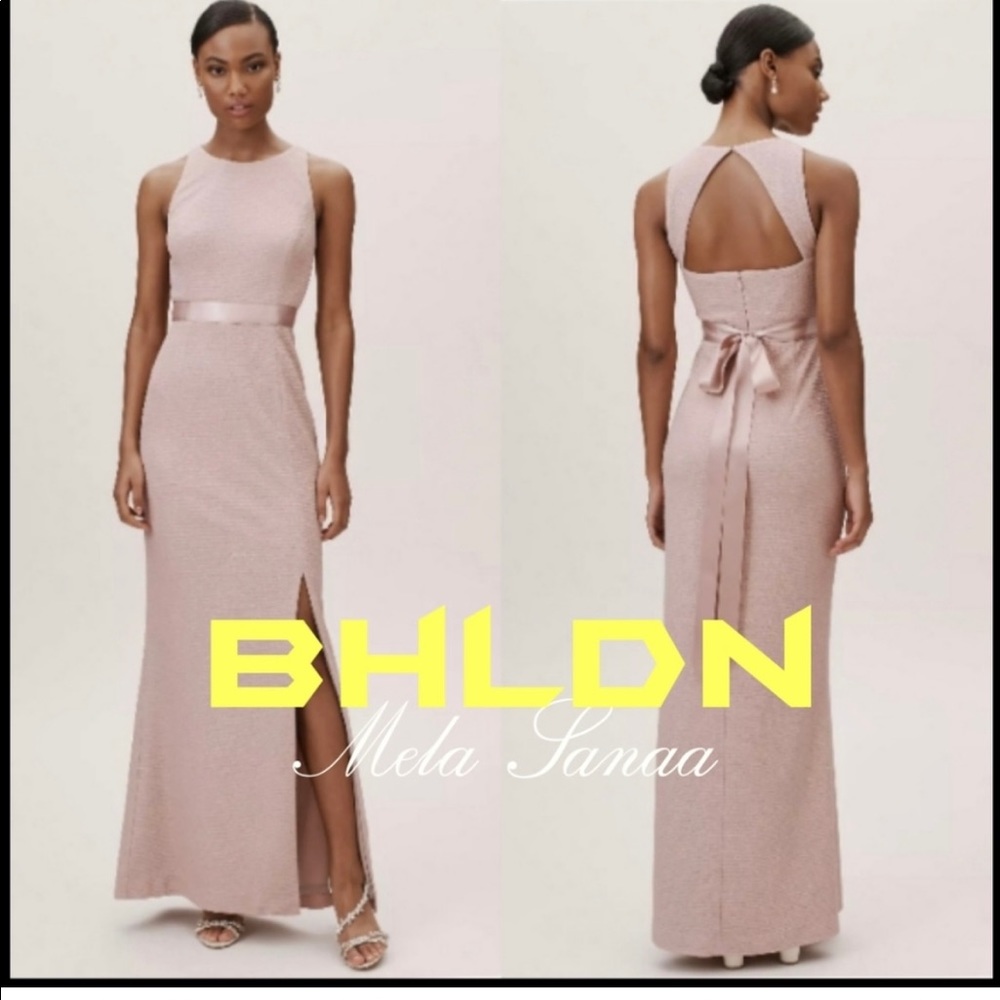 ✨ ANTHROPOLOGIE BHLDN Idris Dress,Whipped Apricot